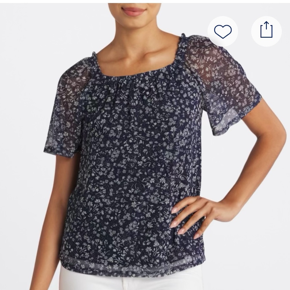 Papermoon Paralia Short Sleeve Knit Top